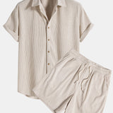 Conjunto de Camisa de Terciopelo Corduroy