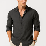 Camisa de Cuello Inteligente con Botones Completos