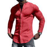 Camisa de Mezcla Suave y Estilo Relajado