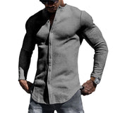Camisa de Mezcla Suave y Estilo Relajado