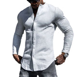 Camisa de Mezcla Suave y Estilo Relajado