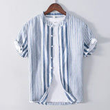 Camisa de Rayas con Diseño Transpirable