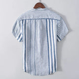 Camisa de Rayas con Diseño Transpirable