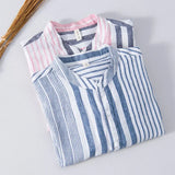 Camisa de Rayas con Diseño Transpirable