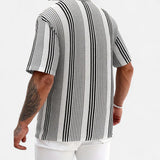 Camisa de Mezcla Ligera con Rayas