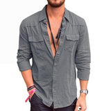 Camisa Personalizada con Bolsos Cargo