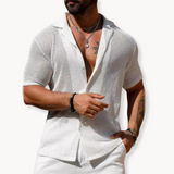 Camiseta de Manga Corta - Tejido Calado