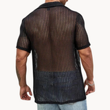 Camiseta de Manga Corta - Tejido Calado