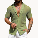 Camiseta de Manga Corta - Tejido Calado