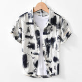 Camiseta de Manga Corta con Estampado Frontal