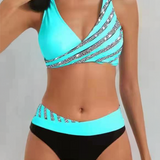 Sofia - Bikini con Estampado en Colores Cálidos