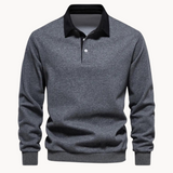 Sudadera Polo Suave y Flexible