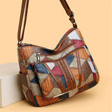Solera - Bolso de Mano con Diseño de Mosaico