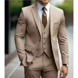 Traje de Hombro Suave con Solapa Definida