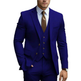 Traje de Hombro Suave con Solapa Definida