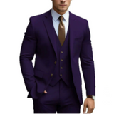 Traje de Hombro Suave con Solapa Definida