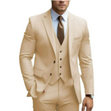 Traje de Hombro Suave con Solapa Definida