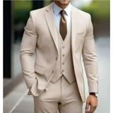 Traje de Hombro Suave con Solapa Definida
