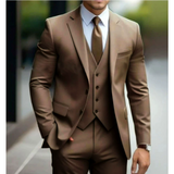 Traje de Hombro Suave con Solapa Definida