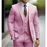 Traje de Hombro Suave con Solapa Definida