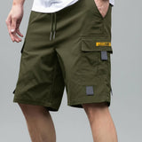 Xavi - Pantalones Cortos Cargo con Cintura Ajustable