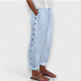 Leonor - Pantalones de Lino con Estilo y Funcionalidad