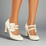 Bela - Tacones con Detalle de Lazo