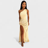Aurélia - Vestido largo de satén elegante