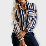 Ema - Camisa Casual a Rayas