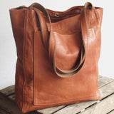 Elle - Clásica bolsa de hombro de cuero