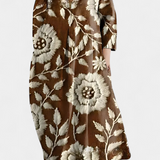 Ana - Vestido Suelto con Diseño Estampado