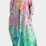 Ana - Vestido Suelto con Diseño Estampado