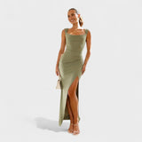 Sarela - Vestido Largo con Espalda al Descubierto