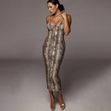 Leopardo - Vestido Ceñido Seductor