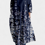 Ana - Vestido Suelto con Diseño Estampado