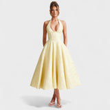 Halina - Midi Dress with Corset
