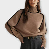 Emília - Suéter Chic de Cuello Alto