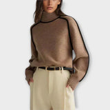 Emília - Suéter Chic de Cuello Alto