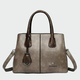 Elegante bolsa de cuero