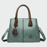 Elegante bolso de cuero