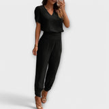 Irmelinda - Conjunto Chic de Blusa y Pantalones