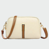 Elegante bolso de hombro de cuero