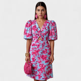 Lília - Tropical Flame Dress