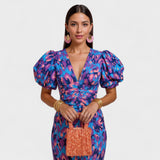 Lília - Tropical Flame Dress