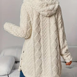 Sara - Chaqueta de felpa con capucha