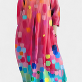 Ana - Vestido Suelto con Diseño Estampado
