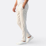 Hélder - Pantalones Ligeros de Lino para Uso Casual