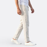 Hélder - Pantalones Ligeros de Lino para Uso Casual
