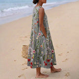 Viviana - Vestido Campestre con Bordado Floral