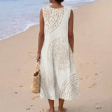 Ana - Vestido Maxi Sin Mangas con Textura
